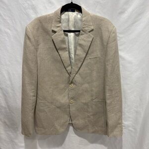 Linen Blazer Summer Jacket Coastal Chic Resortwear Smart Casual XL PA Collection